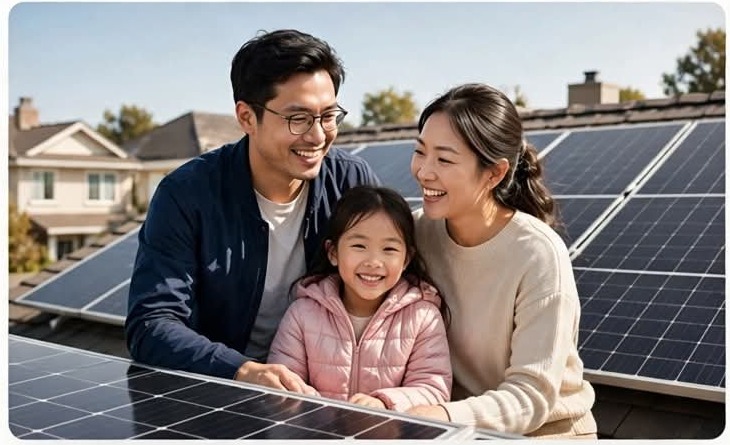 Residential solar family